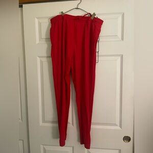 ZYIA Active Peak Zipper Vibrant Red joggers XXL